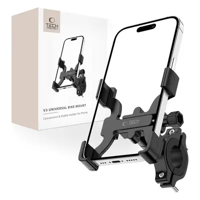 TECH-PROTECT V3 Universal bike mount - držák mobilu na kolo, černý