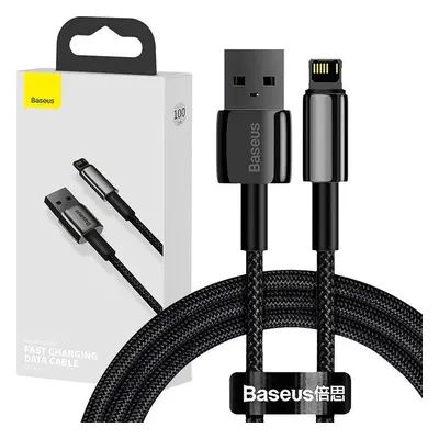 Baseus Tungsten Gold Cable USB to iP 2.4A 1m (černý)