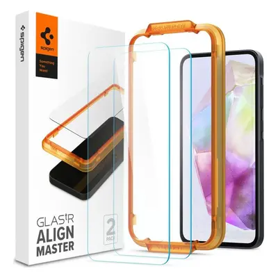 Tvrzené sklo SPIGEN ALM GLAS.TR 2-PACK GALAXY A35 5G CLEAR