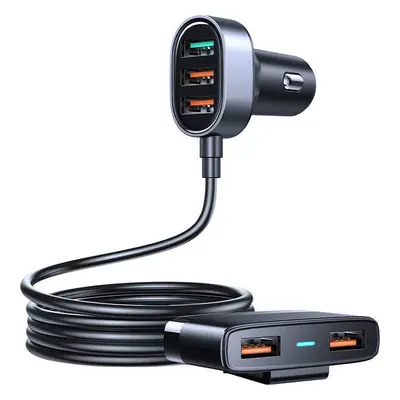 Nabíječka do auta Joyroom JR-CL03 Pro 45W 5-Port USB (černá)