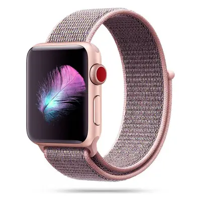 TECH-PROTECT NYLON APPLE WATCH 6 / 7 / 8 / 9 / 10 / SE (40 / 41 / 42 MM) PINK SAND