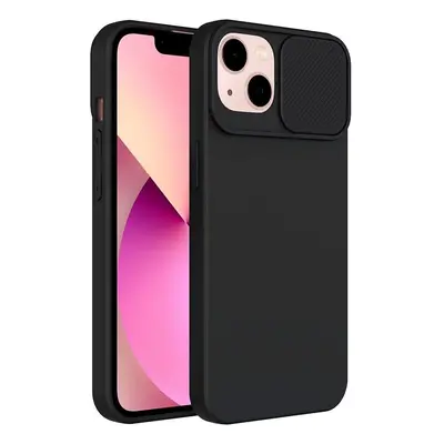 Kryt Clearo CamShield Silicone s krytem čočky fotoaparátu pro iPhone 14 Pro Max, černý