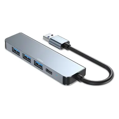 TECH-PROTECT V0-HUB ADAPTER 5IN1 GREY