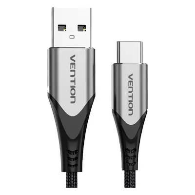 Kabel USB 2.0 A na USB-C Vention CODHC 3A 0,25m šedý