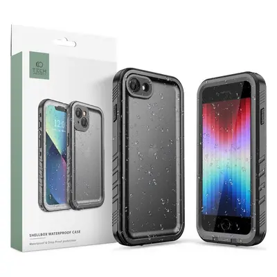 TECH-PROTECT VODĚODOLNÉ POUZDRO SHELLBOX IP68 IPHONE 7 / 8 / SE 2020 / 2022 BLACK