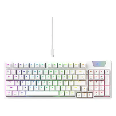 Herní klávesnice Havit KB885L RGB (bílá)