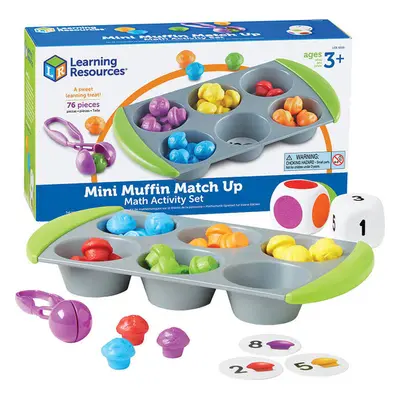 Sada matematických aktivit Mini Muffin Match Up Learning Resources LER 5556