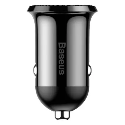 Nabíčejka do auta Baseus Grain Pro 2x USB 4,8A (černá)