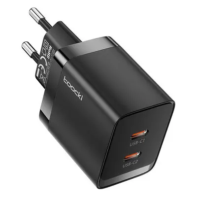 Síťová nabíječka Toocki Charger 2C GaN 40W (Black)