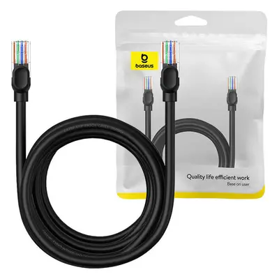 Síťový kabel Baseus Ethernet CAT5, 5 m (černý)