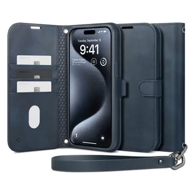 SPIGEN WALLET ”S” PRO IPHONE 15 PRO NAVY