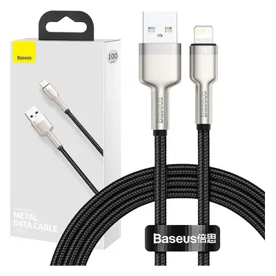 USB kabel pro Lightning Baseus Cafule, 2,4A, 1m (černý)