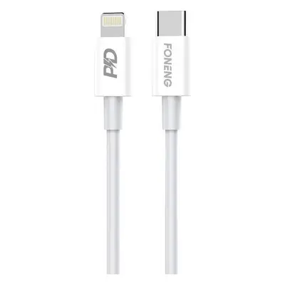 Kabel USB-C na Lighting Foneng X31 pro iPhone, 20W 1 m (bílý)