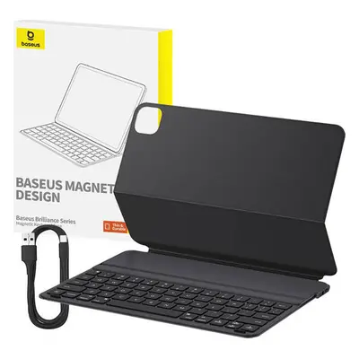 Magnetické pouzdro s klávesnicí Baseus Brilliance pro Pad Pro12,9" (černé)