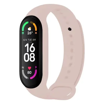 Silikonový řemínek FIXED Silicone Strap pro Xiaomi Band 7/ Mi Band 6/ Mi Band 5, růžový