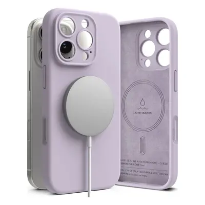 RINGKE SILICONE MAGNETIC MAGSAFE IPHONE 16 PRO MAX LIGHT PURPLE