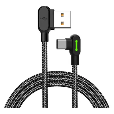 Kabel USB-C Mcdodo CA-5280 LED, 1,2 m (černý)