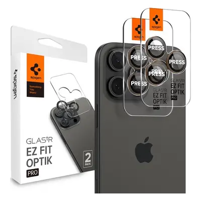 Ochranné sklo na čočku fotoaparátu SPIGEN OPTIK PRO GLAS.TR ”EZ FIT” CAMERA PROTECTOR 2-PACK IPH