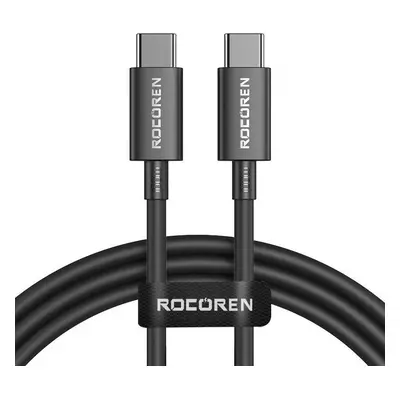 Rychlý nabíjecí kabel Rocoren USB-C na USB-C Simples Series 100W, 2m (černý)