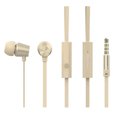 SLUCHÁTKA SWISSTEN EARBUDS DYNAMIC YS500 ZLATÁ