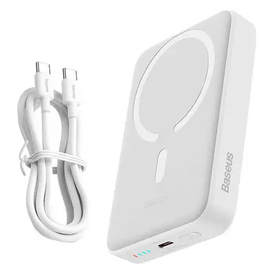 Powerbanka mini Baseus 10000mAh, USB-C 30W bílá