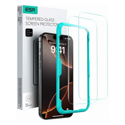 Tvrzené sklo ESR TEMPERED GLASS 2-PACK IPHONE 16 PLUS CLEAR