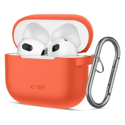 TECH-PROTECT SILICONE HOOK APPLE AIRPODS 3 NEON ORANGE