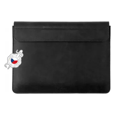 Kožené pouzdro FIXED Oxford pro Apple MacBook 12", černé