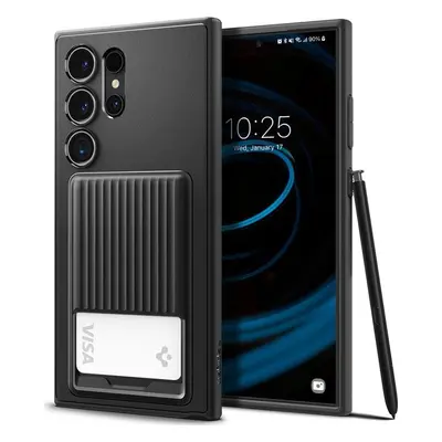 Spigen Liquid Slot, matte black - Samsung Galaxy S24 Ultra