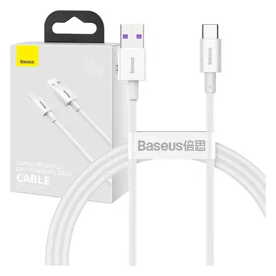 Baseus Kabel USB na USB-C řady Superior, 66W, 1m (bílý)