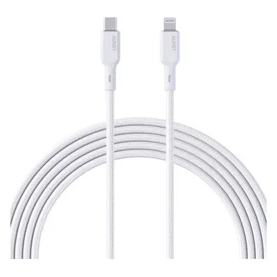 Kabel Aukey CB-NCL2 USB-C to Lightning 1,8 m MFI certifikovaný (černý)