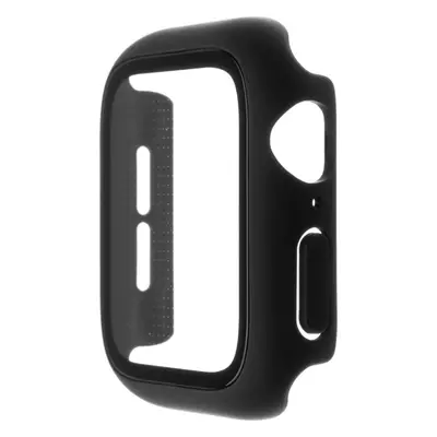 Ochranné pouzdro FIXED Pure+ s temperovaným sklem pro Apple Watch Series 7 45mm, černé