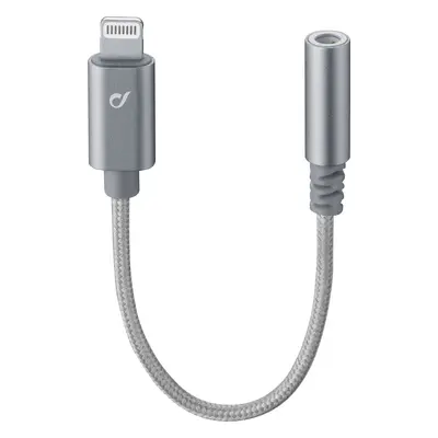 Extra odolný adaptér Cellularline Music Enabler z konektoru Lightning na 3,5 mm jack, MFI certif