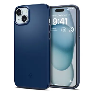 Spigen Thin Fit, navy blue - iPhone 15