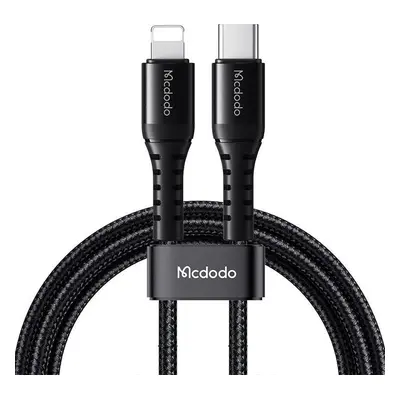 Kabel USB-C na lightning Mcdodo CA-5630, 36W, 0,2 m (černý)