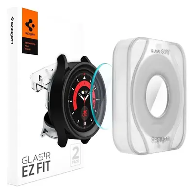 Spigen Glass EZ Fit 2 Pack - Samsung Galaxy Watch5 Pro 45mm