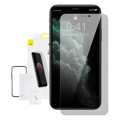 Baseus 0,3mm celoplošné a celoskleněné tvrzené sklo (balení 1 ks) pro iPhone XR/11 6,1 palce