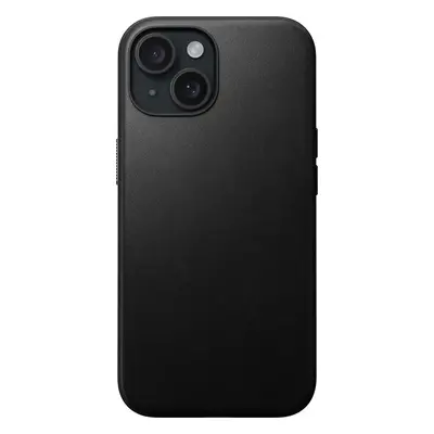 Nomad Modern Leather Case, black - iPhone 15