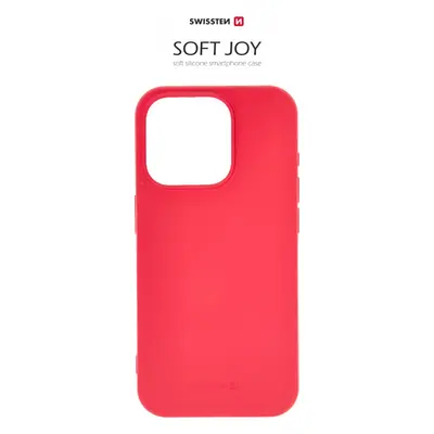 POUZDRO SWISSTEN SOFT JOY PRO APPLE IPHONE 15 PRO ČERVENÉ