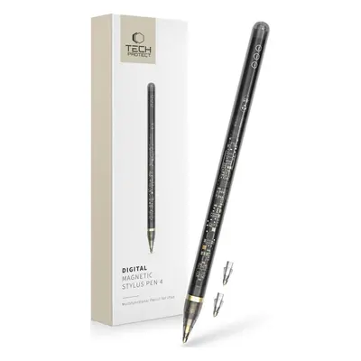 TECH-PROTECT Digital Magnetic Stylus Pen ”4” pro iPad CLEAR/BLACK