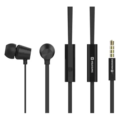 SLUCHÁTKA SWISSTEN EARBUDS DYNAMIC YS500 ČERNÁ