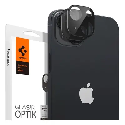 Ochrana fotoaparátu SPIGEN OPTIK.TR CAMERA PROTECTOR 2-PACK IPHONE 14 / 14 PLUS BLACK