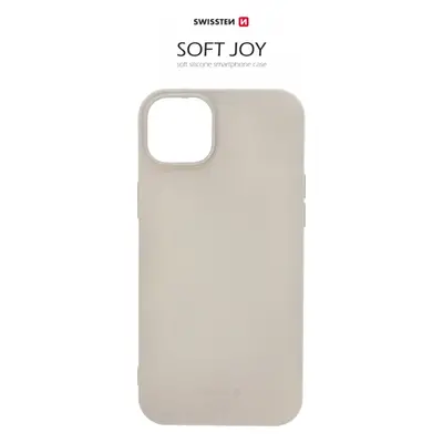 POUZDRO SWISSTEN SOFT JOY PRO APPLE IPHONE 15 PLUS KAMENNĚ ŠEDÉ