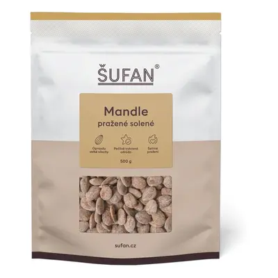 Mandle pražené solené Španělsko - Šufan - 500g