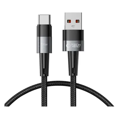 TECH-PROTECT ULTRABOOST TYPE-C CABLE 66W/6A 50CM GREY