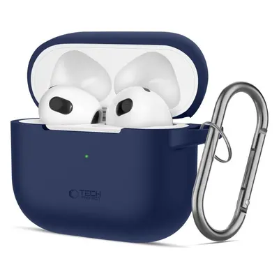 TECH-PROTECT SILICONE HOOK APPLE AIRPODS 3 NAVY BLUE