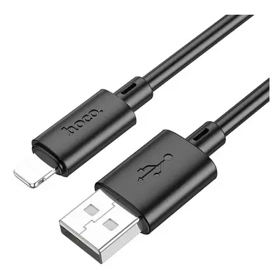 Kabel HOCO USB Lightning 2,4A Gratifed X88 pro iPhone a iPad, 1m - černý