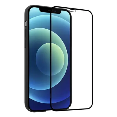 10D Tvrzené sklo Clearo na celý displej pro Apple iPhone 12 Pro Max - Black