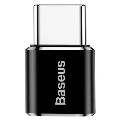 Baseus Adaptér Micro USB na USB typu C - černý