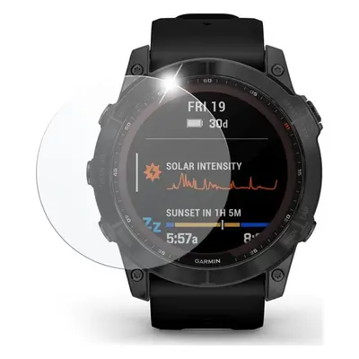 Ochranné tvrzené sklo FIXED pro smartwatch Garmin Fenix 7X, 2ks v balení, čiré